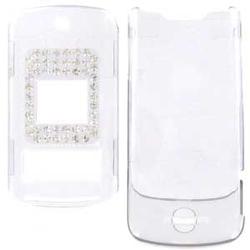 Wireless Emporium, Inc. Motorola KRZR K1m Trans. Clear Bling Snap-On Protector Case Faceplate