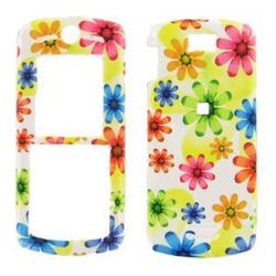 Wireless Emporium, Inc. Motorola L7c Colorful Flowers Snap-On Protector Case Faceplate