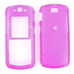 Wireless Emporium, Inc. Motorola L7c Trans. Hot Pink Snap-On Protector Case Faceplate
