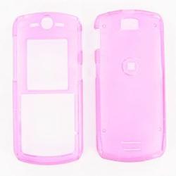 Wireless Emporium, Inc. Motorola L7c Trans. Pink Snap-On Protector Case Faceplate