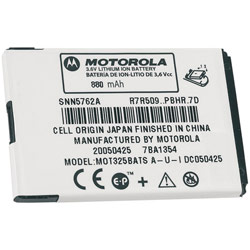 Motorola Lithium Ion Cell Phone Battery - Lithium Ion (Li-Ion) - 3.6V DC - Cell Phone Battery (30-0766-01-XC)