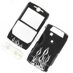 Wireless Emporium, Inc. Motorola Q Silver Flame Snap-On Protector Case