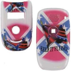 Wireless Emporium, Inc. Motorola V195 Rebel Flag Snap-On Protector Case Faceplate