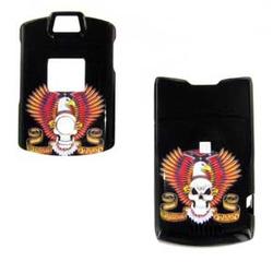 Wireless Emporium, Inc. Motorola V3/V3m/V3c Eagle on Skull Snap-On Protector Case Faceplate