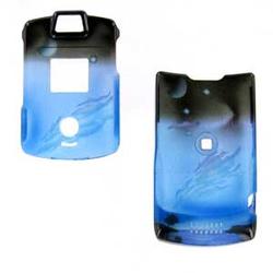 Wireless Emporium, Inc. Motorola V3/V3m/V3c Moon & Stars Protector Case Faceplate