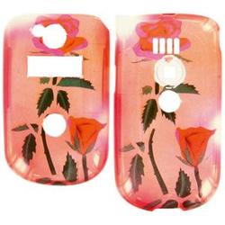 Wireless Emporium, Inc. Motorola V323/V325 Red Rose Snap-On Protector Case Faceplate