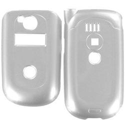 Wireless Emporium, Inc. Motorola V323/V325 Silver Snap-On Protector Case Faceplate