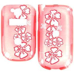 Wireless Emporium, Inc. Motorola V323/V325 Trans. Red Hawaii Snap-On Protector Case Faceplate