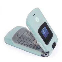 Wireless Emporium, Inc. Motorola V3xx Razr Series Silicone Case (Blue)