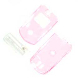 Wireless Emporium, Inc. Motorola V710/E815 Trans. Pink Snap-On Protector Case Faceplate