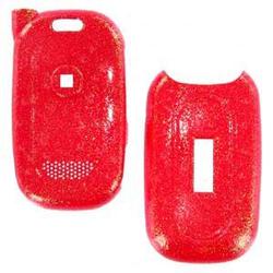 Wireless Emporium, Inc. Motorola W315 Glitter Red Snap-On Protector Case Faceplate