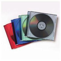 Fellowes NEATO SLIM JEWEL CASE 50 PK BLACK/CLEAR