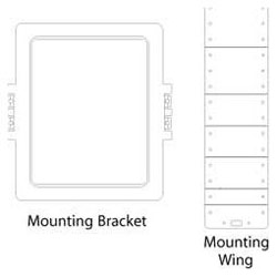NHT IWB (Pr) Pre Construcion Bracket for iW1, iW2 and iW3 In-Wall Spea