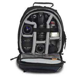 Naneu Pro UrbanGear U-60 SLR Photo Backpack Small - Black/Blue/Gray