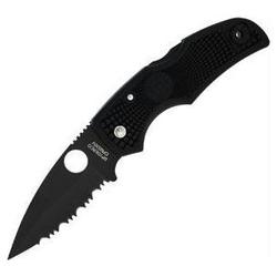 Spyderco Native, Frn Handle, Black Blade, Comboedge