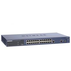Netgear ProSafe 24 Port 10/100 Rackmount Switch w/2 Gigabit Ports- FS726TNA