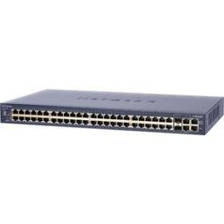 Netgear ProSafe FS752TPS Stackable Switch - 48 x 10/100Base-TX LAN, 4 x 10/100/1000Base-T LAN