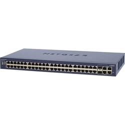 Netgear ProSafe FS752TS 48 Port 10/100 Stackable Smart Switch - 48 x 10/100Base-TX LAN, 4 x 10/100/1000Base-T