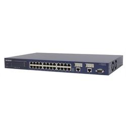 Netgear ProSafe FSM726 Ethernet Switch - 24 x 10/100Base-TX, 2 x 10/100/1000Base-T