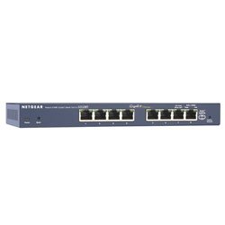 Netgear ProSafe GS108 8 Port Gigabit Ethernet Desktop Switch - 8 x 10/100/1000Base-T LAN