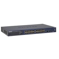 Netgear ProSafe GS724T 24-port Gigabit Smart Switch - 2 x SFP (mini-GBIC) - 24 x 10/100/1000Base-T LAN