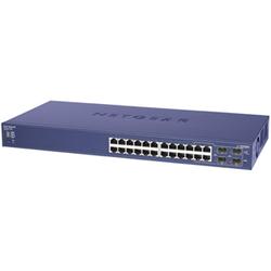 Netgear ProSafe GS724TS 24 Port GigabitStackable Smart Switch - 24 x 10/100/1000Base-T LAN, 2 x