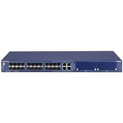 Netgear ProSafe GSM7328FS 28 SFP Gigabit Layer 3 Managed Stackable Switch - 4 x SFP (mini-GBIC) Shared - 4 x 10/100/1000Base-T LAN