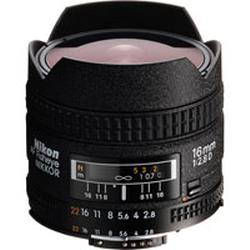 Nikon Nikkor 16mm f/2.8D AF Fisheye Lens - f/2.8
