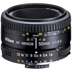Nikon Nikkor 50mm f/1.8D AF Lens - f/1.8