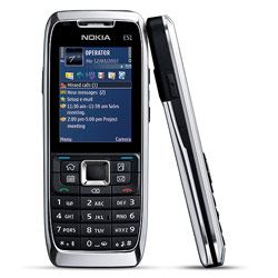 NOKIA - E SERIES Nokia E51 Unlocked Cellular Phone -- White Steel