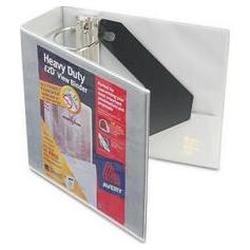 Avery-Dennison Nonstick Heavy-Duty EZD® Reference View Binder, 4 Large Capacity, Gray (AVE79404)