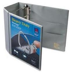 Avery-Dennison Nonstick Heavy-Duty EZD® Reference View Binder, 5 Large Capacity, Gray (AVE79406)