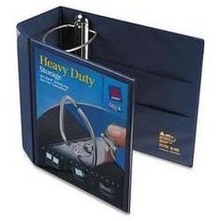 Avery-Dennison Nonstick Heavy-Duty EZD® Reference View Binder, 5 Large Capacity, Navy Blue (AVE79806)
