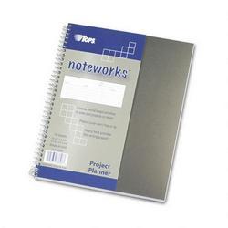 Tops Business Forms Noteworks® Project Planner with Poly Cover, 8-1/2 x 6-3/4, Metallic Gold (TOP63826)