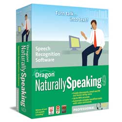 NUANCE COMMUNICATIONS Nuance Dragon NaturallySpeaking v.9.0 Professional - Upgrade - PC