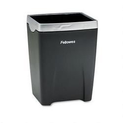 Fellowes Manufacturing Office Suites Pencil Cup, Center Divider, Black/Silver (FEL8032301)
