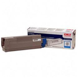 OKIDATA Oki Type C8 Cyan Toner Cartridge For C6100 Series Printers - Cyan