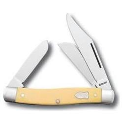 Schrade Old Timer, Senior, Yellow Delrin, 3 Blades