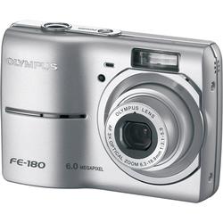 Olympus FE-180 Digital Camera - 6.0 Megapixels - 3x Optical Zoom - 4x Digital Zoom - 2.5 Color LCD