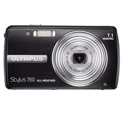 Olympus Stylus 760 7 Megapixel Digital Camera - Black