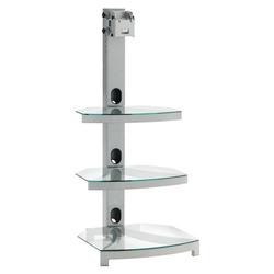 OmniMount Stellar G303-FBG Series - 3 Shelf Flat Panel Floor Stand - Grey