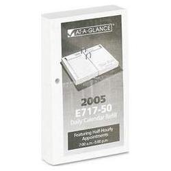 At-A-Glance One-Color Daily Desk Calendar Refill, 3-1/2 x 6 (AAGE71750)