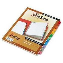 Cardinal Brands Inc. OneStep® Index System, Copier/Printer, Multicolor Tabs Jan.-Dec. (CRD60318)