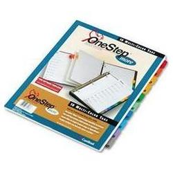 Cardinal Brands Inc. OneStep® More Index System with Table of Contents, Multicolor Tabs 1-10, 1 Set (CRD67018)