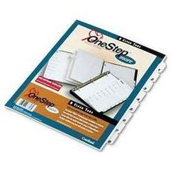 Cardinal Brands Inc. OneStep® More Index System with Table of Contents, White Tabs 1-8, 1 Set (CRD67813)