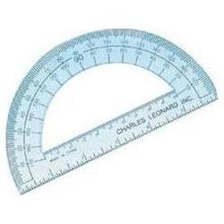 Charles Leonard Inc. Open Center Protractor (77106)