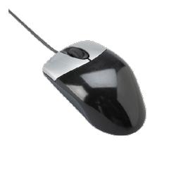 Compucessory Optical Mouse,Travel,3-Button,Scroll Wheel,1 x1 x1 ,BK/SR (CCS30131)