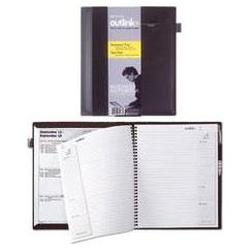 At-A-Glance Outlink™ Business Notebook, 80 Sheets, 20# Paper, Microperfed, 8-1/2 x 11 (AAG80200405)