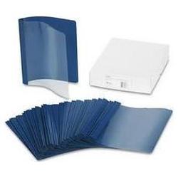 Avery-Dennison Oversized Clear Front Report Covers, 1/2 Cap. Fasteners, Dark Blue, 25/Box (AVE47967)