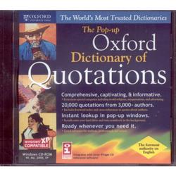 Oxford University Press Oxford Dictionary of Quotations New